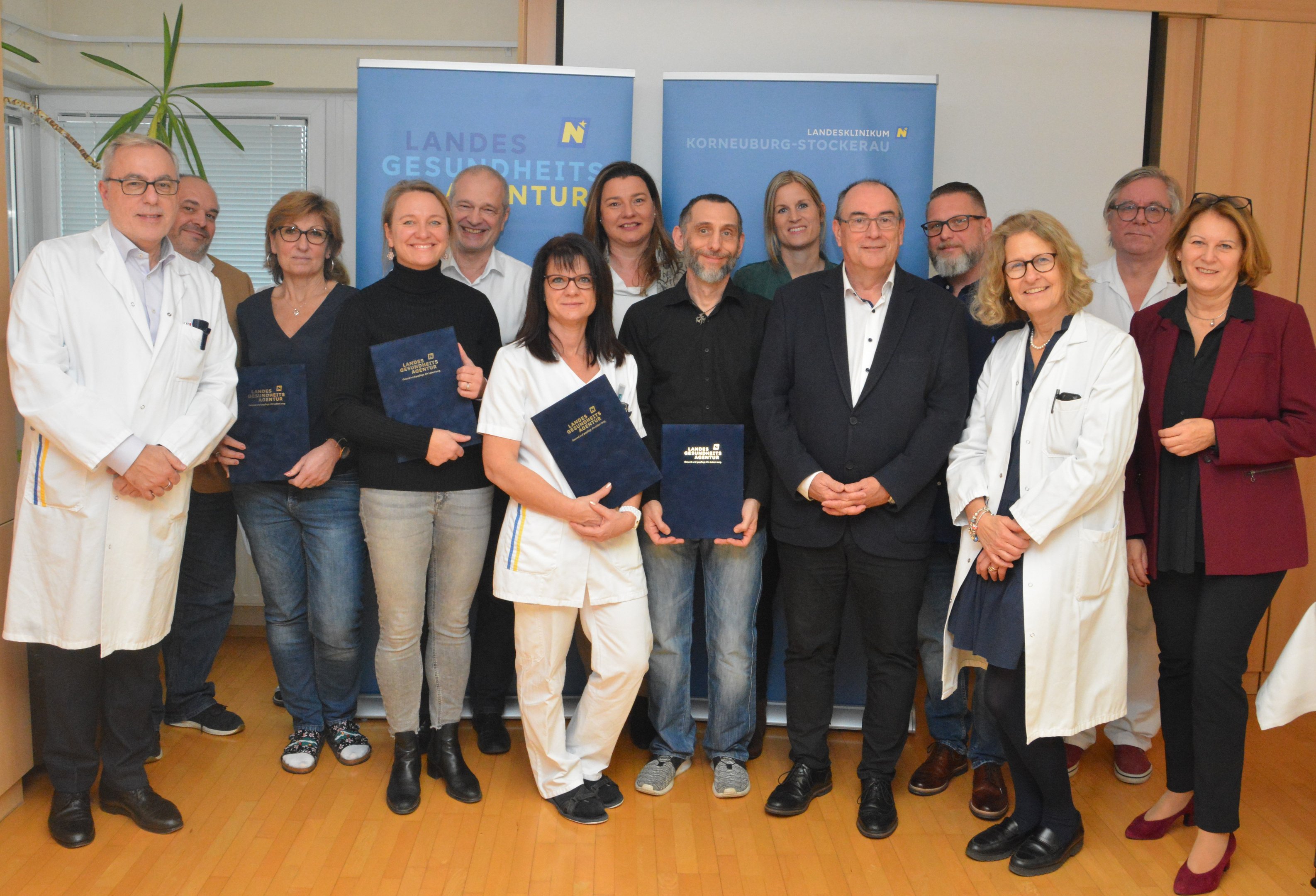 Mitarbeiterehrung am Klinikstandort Stockerau