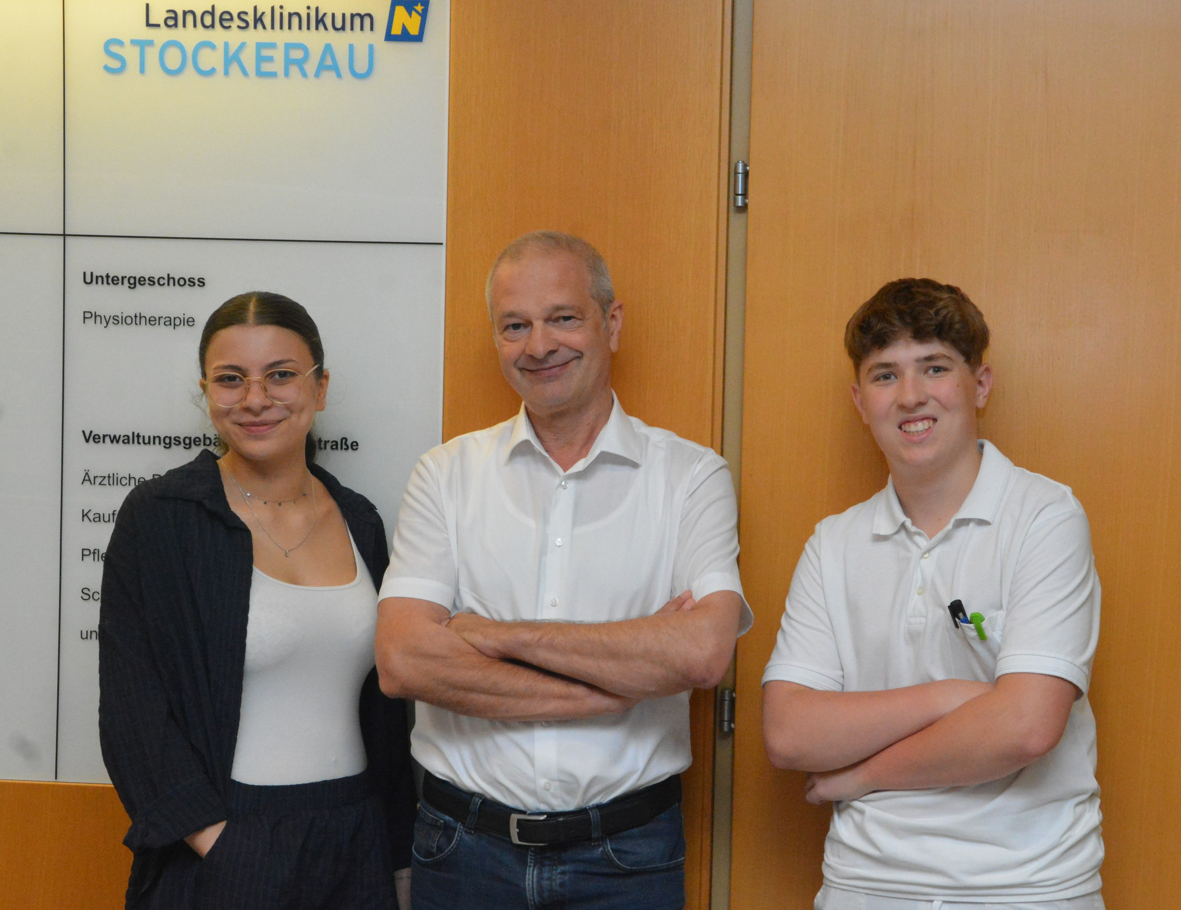 Die Ferialpraktikantinnen und -praktikanten im LK Stockerau