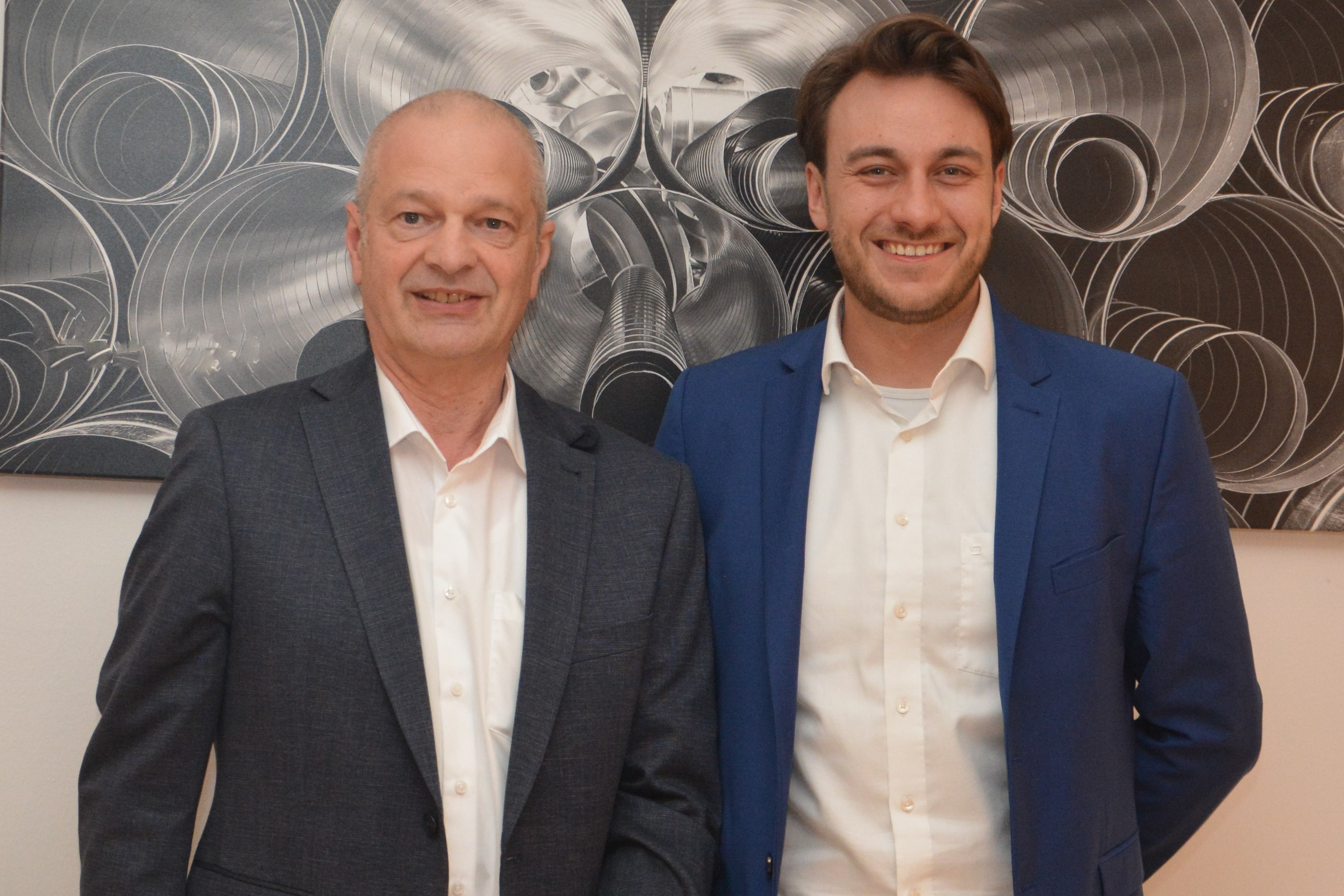 Kaufmännischer Direktor Anton Hörth und Bernhard Glatt