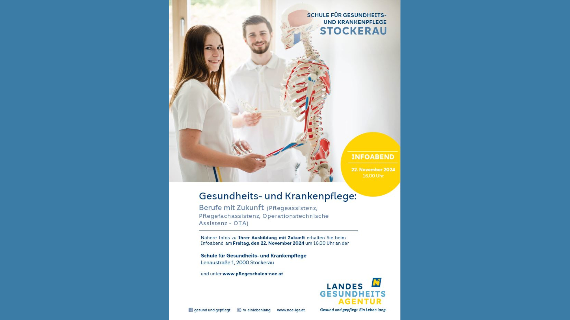 Plakat Infoabend